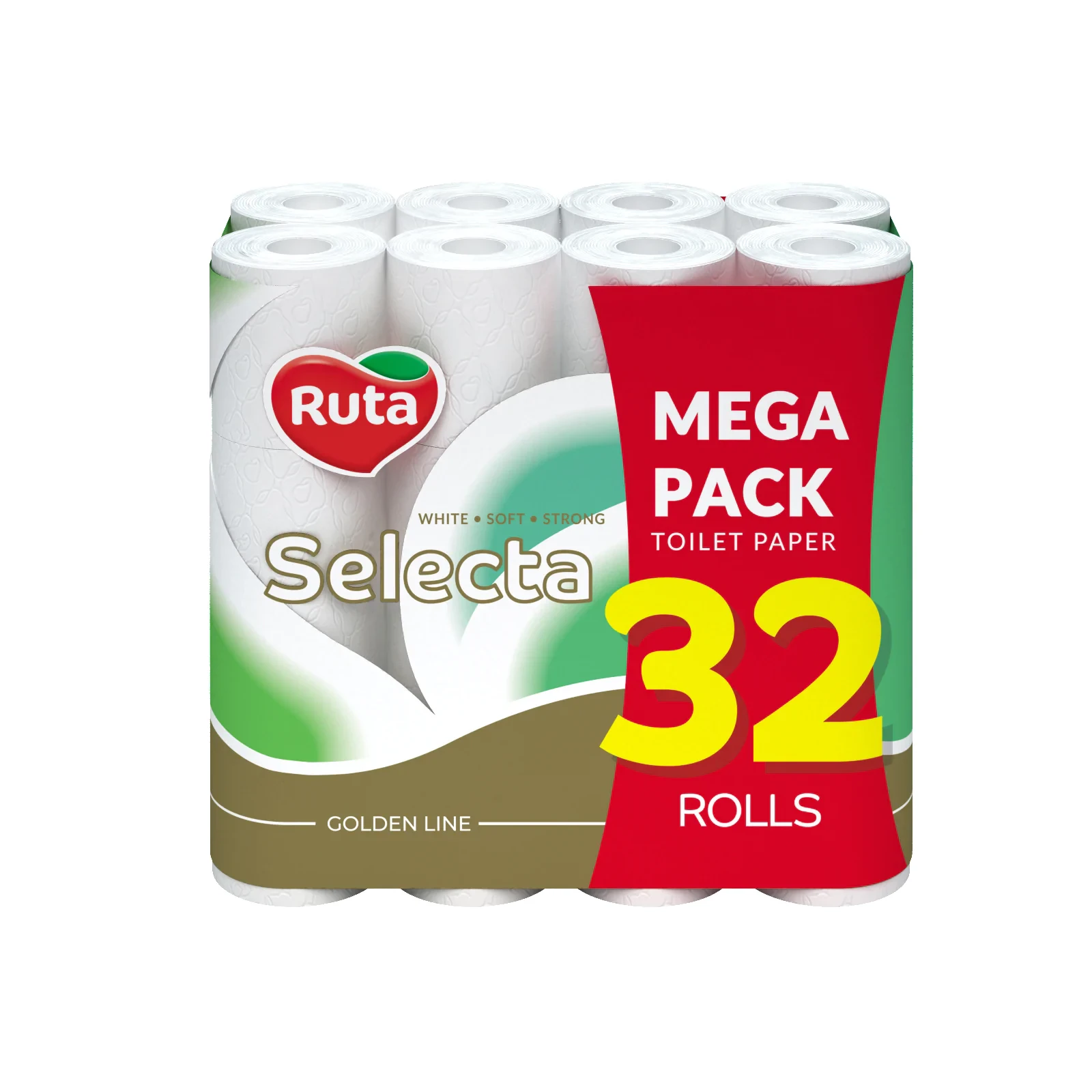 Ruta Selecta hârtie igienică, 32 role, 3 straturi
