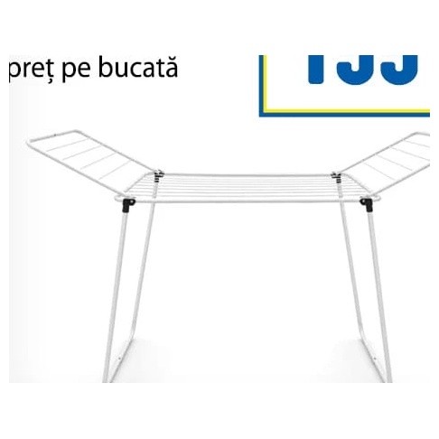 Lunaro uscător de rufe 102,5 × 55 × 5 cm, maximum 15 kg