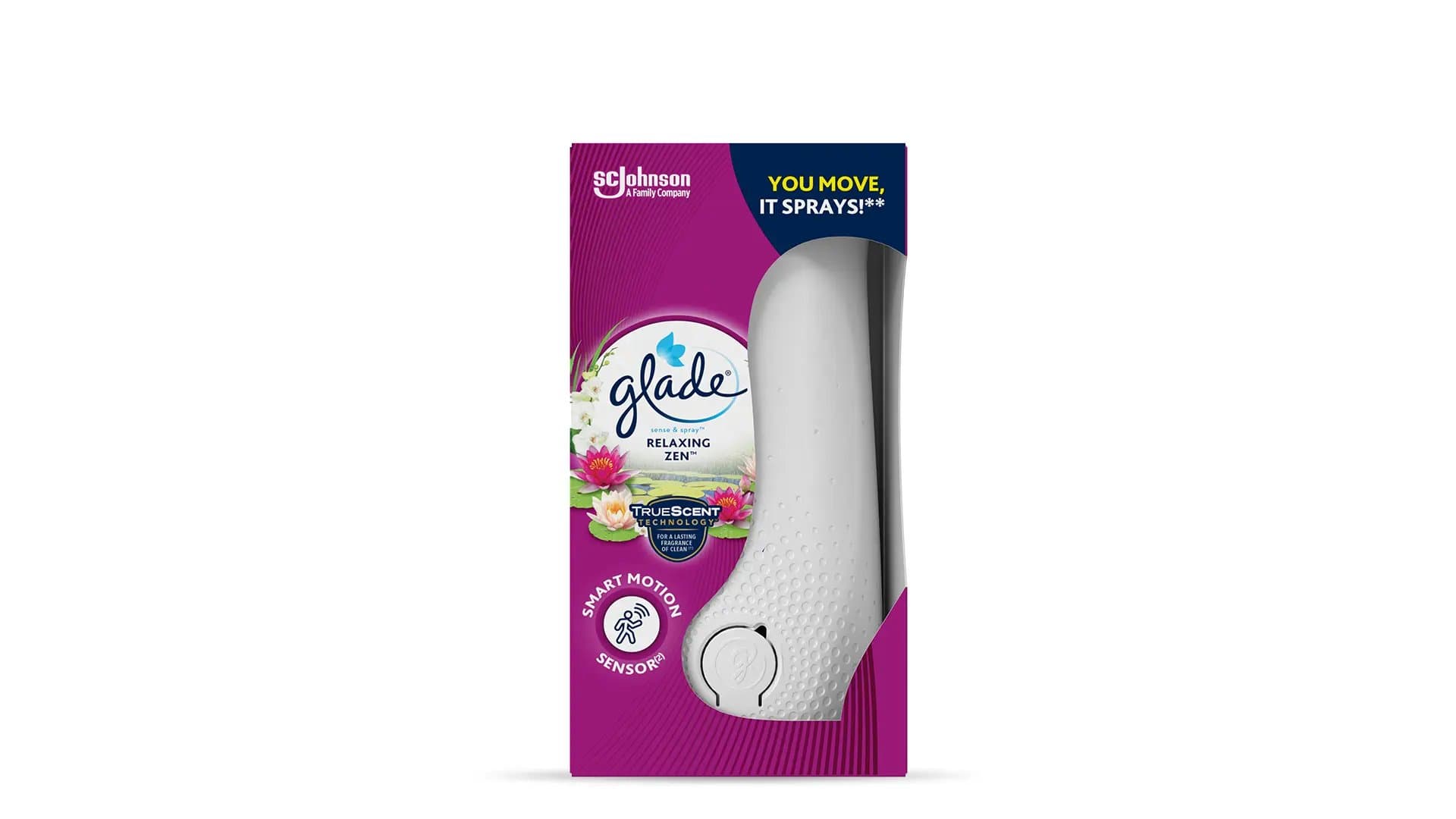 Glade Sense & Spray aparat automat, 10 ml, diverse sortimente