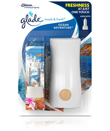 Glade Touch & Spray aparat automat, 10 ml, diverse sortimente