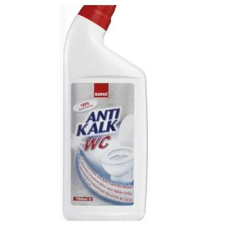 Sano Anti Kalk soluție anticalcar WC, 750 ml
