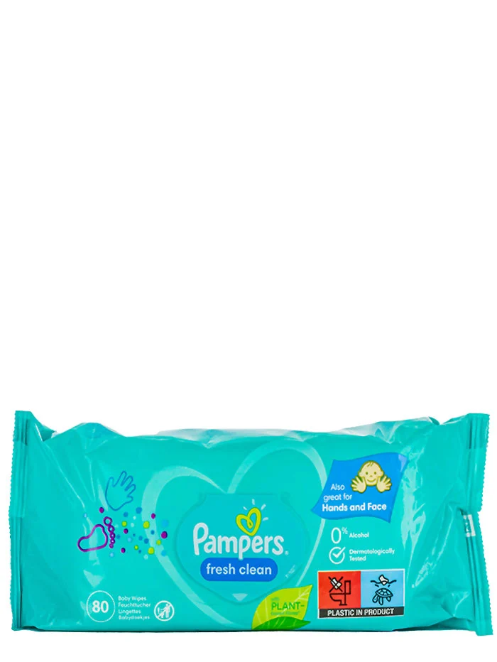 Pampers șervețele umede, 80 bucăți, diverse sortimente