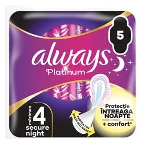 Always Platinum absorbante igienice, 5/6/7/8 bucăți