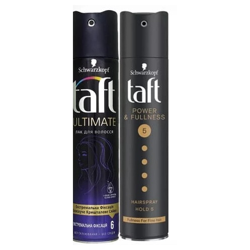 Taft fixativ de păr, 250 ml, diverse sortimente