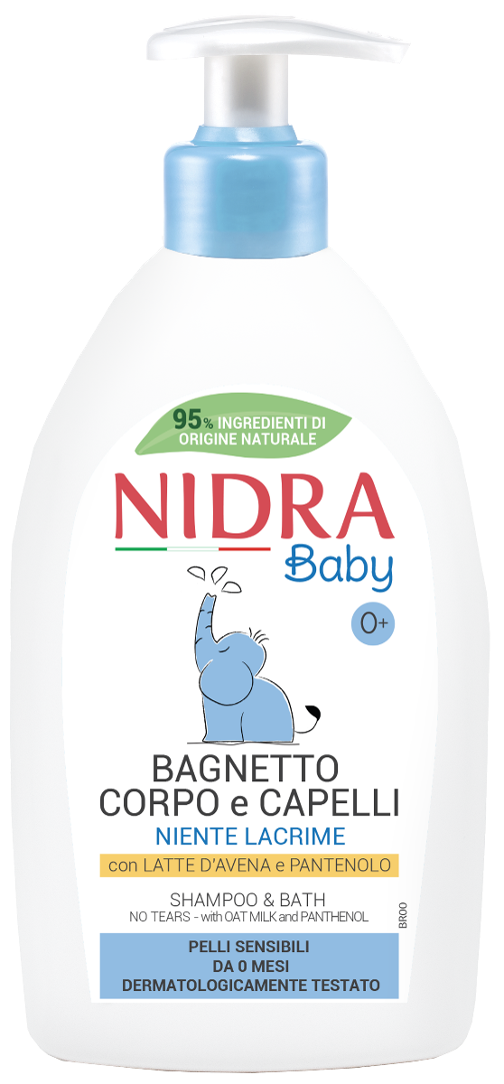 Nidra Baby gel de duș și șampon, 500 ml