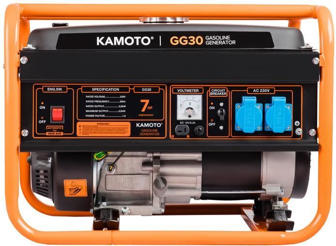 Generator pe benzină KAMOTO GG30, putere maximă 3 kW