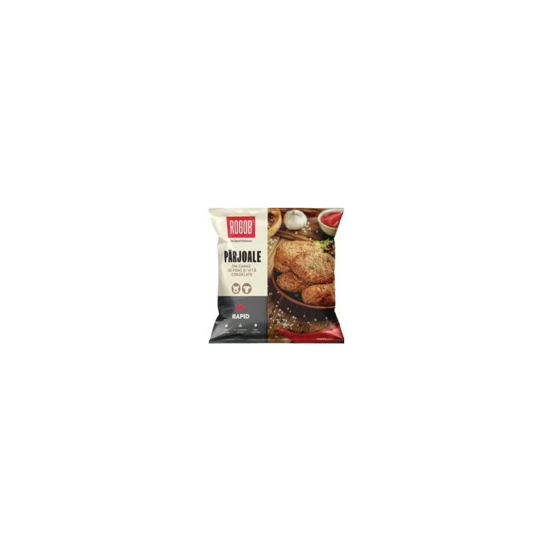 Rogob pârjoale congelate din porc și vită, 0,5 kg