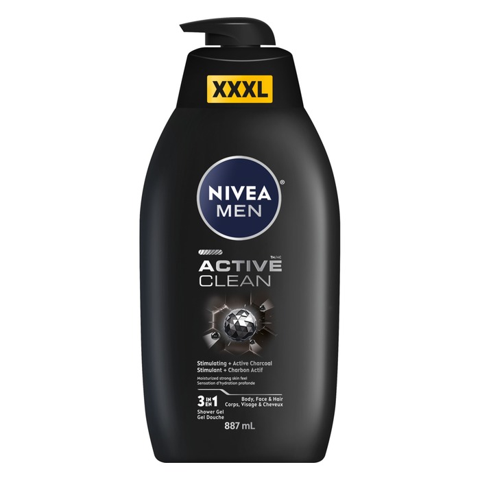 Gel de duș Nivea Men 887 ml în sortiment