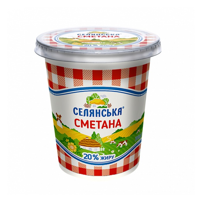 Selianski smântână 20% 300 g