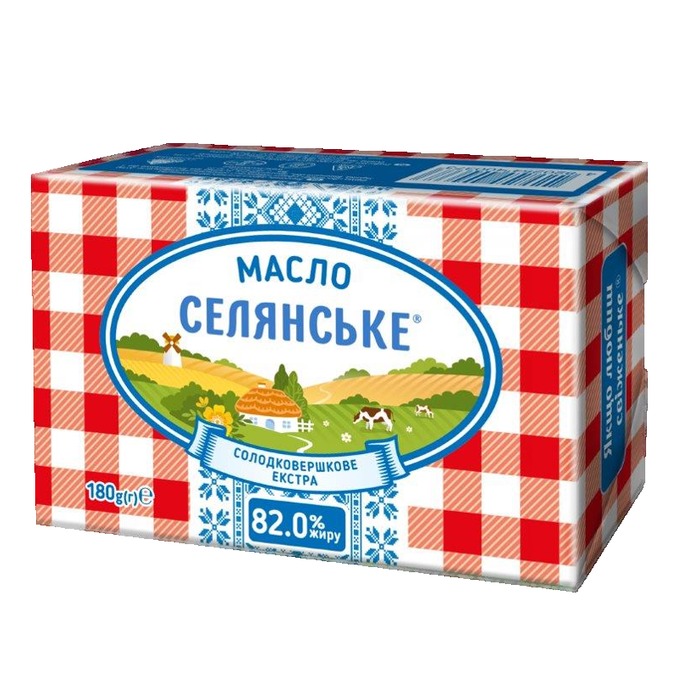 Selianski unt 82% 180 g