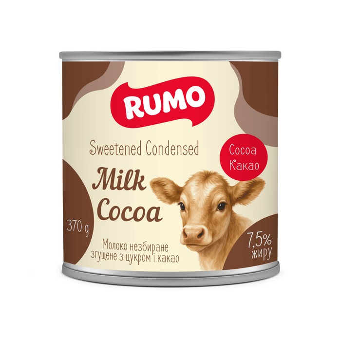 Rumo lapte condensat cu cacao 8.5% 370 g