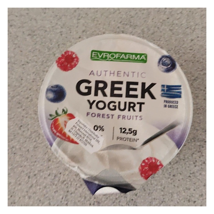 Evrofarma iaurt grecesc 0% 150 g în sortiment