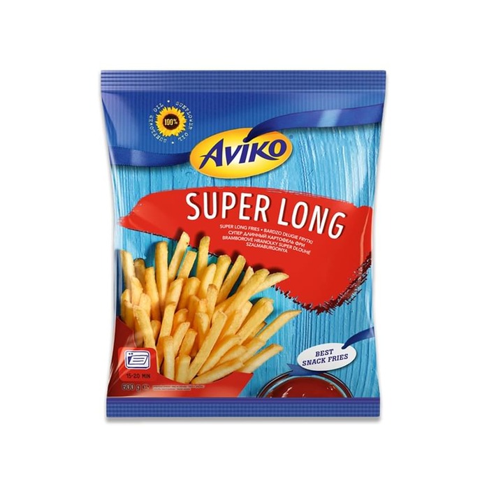 Aviko cartofi pai Super Long congelați 600 g