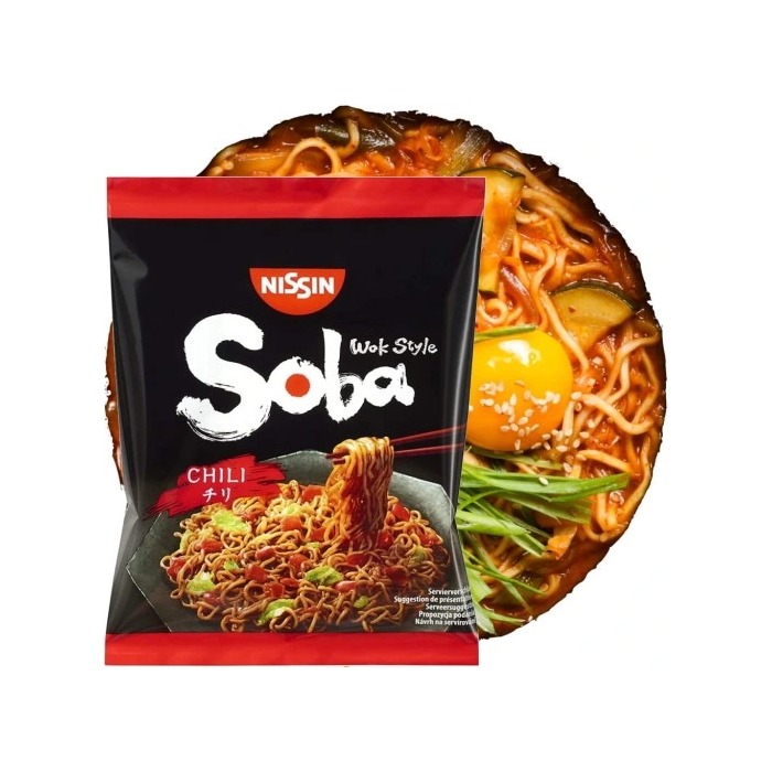 Nissin tăiței instant Wok Style Soba 109-111 g