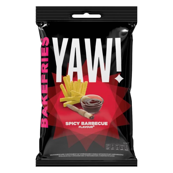 Yaw! snacks Bakefries 40 g în sortiment