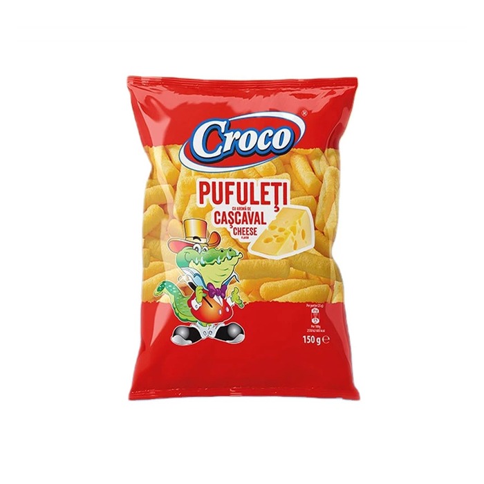 Croco pufuleți 150 g în sortiment