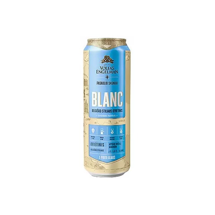 Volfas Engelman bere Balta Pinta sau Blanc 0.568 L