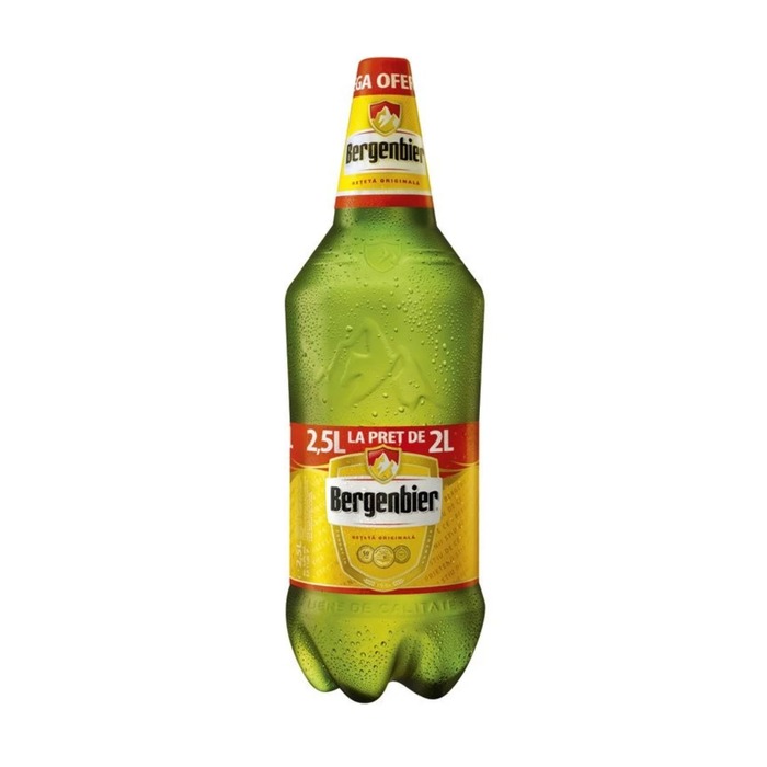 Bergenbier bere blondă PET 2.5 L