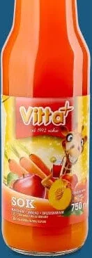 Сік Морква+Яблуко+Персик ТМ VITTA+, 750мл. 28.09–11.10.2026; ЛотОК, Київ/Київська обл.; за наявності; грн з ПДВ.