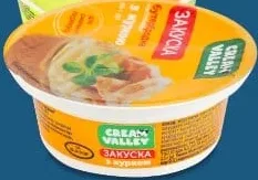 Закуска з грибами / з куркою, ТМ Cream Valley, 85г; ЛотОК, Київ і Київська обл.; 28.09–11.10.2026; за наявності; грн з ПДВ.