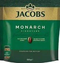 Кава розчинна JACOBS Monarch Signature, 120 г; 28.09–18.10