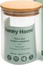 Банка для зберігання DANNY HOME в асортименті, 590/1000 мл, Ø8.3×11/17 см (на упаковці), від 69 грн, арт. 138115, 138117; 28.09–18.10