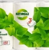 Папір туалетний тришаровий NATURELLE, 8 шт./уп.; 28.09–18.10