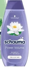 Шампунь SCHAUMA, 400 мл, в асортименті: 7 трав / Power Volume; арт. 4303, 113968; 28.09–18.10