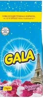 Порошок для прання GALA Французький аромат, 3 кг; арт. 142103; на упаковці «на 10% більше порошку всередині»; 28.09–18.10