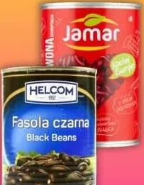 Квасоля чорна / біла / червона в асортименті, 400г / 425г, Польща; на фото Helcom / Jamar; від 41,90 грн/шт; 29.09–12.10.2026; до вичерпання обмежених запасів; можливо не в усіх VARUS; грн з ПДВ.