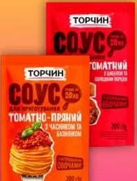 Соус в асортименті ТМ Торчин, 180г / 200г; від 45,90 грн/шт; 29.09–12.10.2026; до вичерпання обмежених запасів; можливо не в усіх VARUS; грн з ПДВ.
