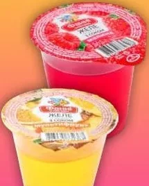 Желе із сироватки з соком, в асортименті, Фанні, 130 г; 29.09–12.10.26; грн з ПДВ; може не у всіх VARUS; до вичерпання акц. запасів