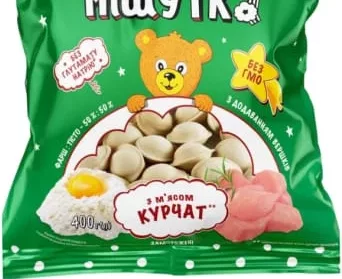 Пельмені Три Ведмеді Мішутка з м'ясом курки,400г; 30.09–13.10.26; не всі магазини; запас обм.; не оптом; крім окуп.Криму та зон нинішніх/минулих боїв
