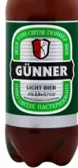 Пиво Gunner світле, 2 л; 30.09–13.10.26; запас обмеж.; не оптом; не всі магазини ЕКО України; крім окуп. АР Крим і зон нинішніх/минулих бойових дій