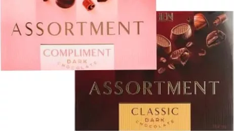 Цукерки Roshen Assortment Compliment/Elegant/Classic, 145 г/154 г; 30.09–13.10.26; запас обмеж.; не оптом; не всі магазини ЕКО України; крім окуп. АР Крим і зон нинішніх/минулих бойових дій