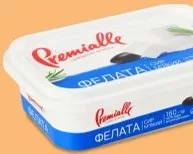 Сир м’який «Фелата» ТМ Premialle, 160 г; 29.09–12.10.2026; за наявності в магазині