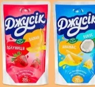 Напій соковий «Джусік» в асортименті: полуниця-банан, ананас-кокос, 0,2 л; 29.09–12.10.2026; за наявності в магазині