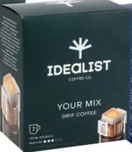 Дріп-кава IDEALIST (7 шт.) або FUNT COFFEE (10 шт.); ціна від 229 грн/уп.; раніше до 361 грн, знижка до 35%; 30.09–20.10.2026; лише ТЦ METRO; картка; за наявності; крім ООС/тимчасово окуп. тер.; з ПДВ