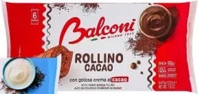 Бісквітний рулет BALCONI, асортимент, 222 г; 6 шт. на пачці; 82 грн/уп.; раніше до 157 грн, надруковано знижку до 45%; 30.09–20.10.2026; лише ТЦ METRO; картка; за наявності; крім ООС/тимчасово окуп. тер.; з ПДВ