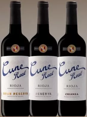 Вино червоне сухе CUNE REAL, 0.75 л: Gran Reserva, Reserva, Crianza; від 415,00/шт.;лише ТЦ METRO;картка;за наявності;без зони ООС/ТОТ;30.09–20.10.2026;з ПДВ