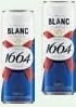 Пиво 1664 Бланк світле 4,8%, банка 0,33 л, Kronenbourg; 06.10–12.10.2026; обмежена кількість, не оптом