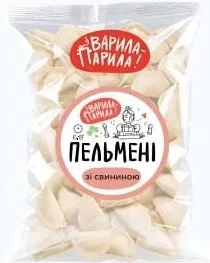 Пельмені зі свининою вагові, ВАРИЛА-ПАРИЛА, за 1 кг; 29.09–12.10.2026; обмежена кількість, не оптом