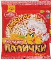 Палички кукурудзяні Класичні 175г «Мак Дак»; 29.09–12.10.2026; кількість обмежена; не оптом
