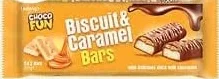 від 129.50 (було від 179.00): Choco Fun набір батончиків, молочний шоколад Biscuit&Caramel 5×42г / Smooth Caramel 6×36г; 29.09–12.10.2026; запаси обмежені; не оптом