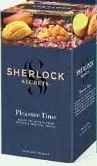 Sherlock Secrets чай: чорний Pleasure Time / трав’яний Альпійський Луг, саше 22×1,5г; чорний Crown of England / Bergamot Prime 22×2г; 29.09–12.10.2026; запаси обмежені; не оптом