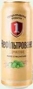 Бочкове пиво світле нефільтроване 4,3%, банка 0,5л; 18+; 29.09–12.10.2026; запаси обмежені; не оптом