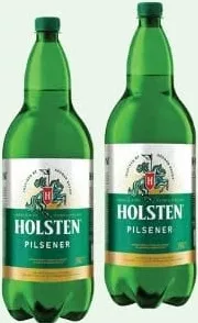 Пиво Пілзнер світле 4,7% ПЕТ 1,96л Holsten; 18+; 29.09–12.10.2026; кількість обмежена; не оптом. грн з усіма знижками мережі