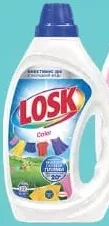 Гель для прання Losk Color 22 цикли/Малайзійська квітка 20 циклів, 0,99л; 29.09–12.10.2026; кількість обмежена; не оптом. грн з усіма знижками мережі