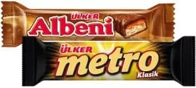 ULKER Батончик «Albeni»/«Metro», «Карамель та печиво»/«Карамель та нуга», 31/36 г; лише Харків/обл.; 01–14.10.2026; запас обм.; наявність у всіх магазинах не гарантована; грн з ПДВ
