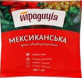 Суміш Мексиканська 400 г, Традиція; 01.10.26 08:00–14.10.26 23:00; за наявності; усі/деякі магазини; бали Родина не нарах.; стара=середня по мережі